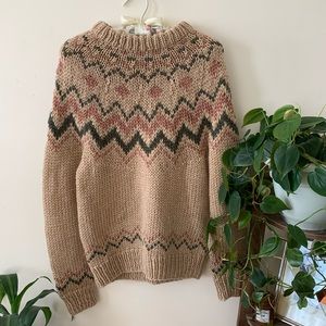 Vintage 70’s Knit Crew Neck Sweater